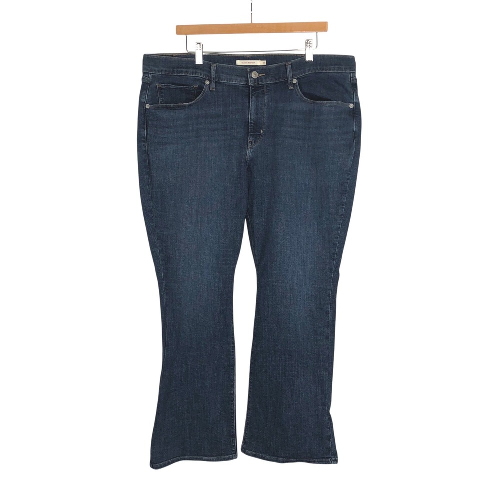 Levis Classic Bootcut Jeans Womens Size 18 Medium Wash Denim Mid Rise Pant 38x28